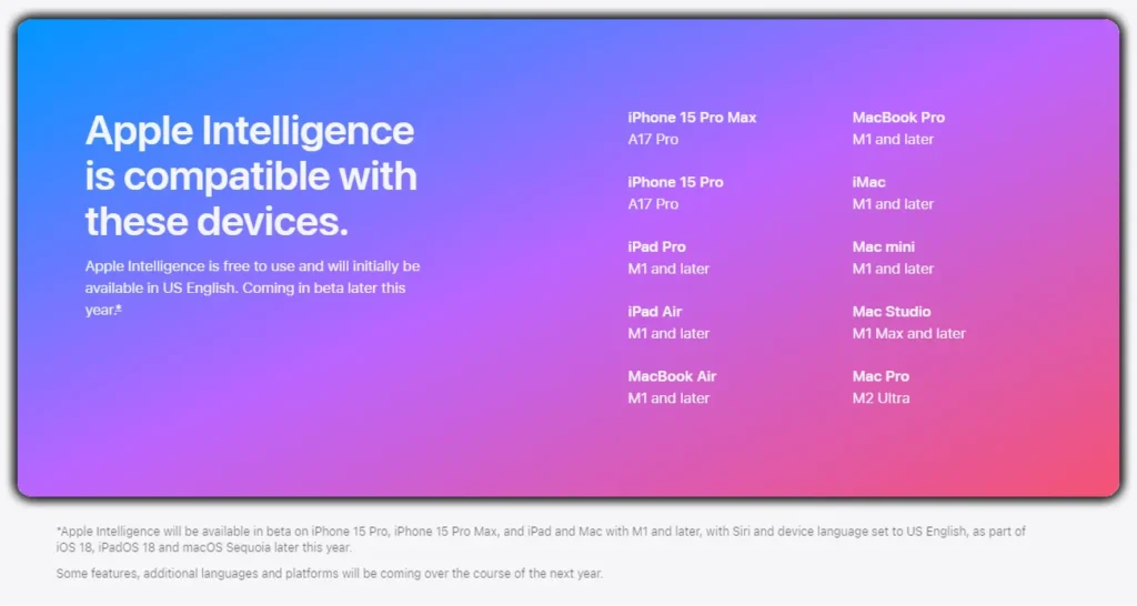 Apple AI Intelligence में क्या Features देखने को मिलेगा और क्या यह Galaxy AI को टक्कर देपायेगा ? Apple AI Device