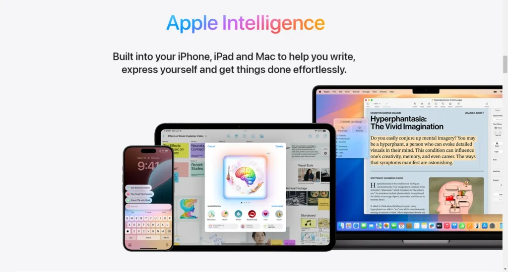 Apple AI Intelligence में क्या Features देखने को मिलेगा और क्या यह Galaxy AI को टक्कर देपायेगा ? Apple AI Intelligence में क्या Features देखने को मिलेगा और क्या यह Galaxy AI को टक्कर देपायेगा ?
