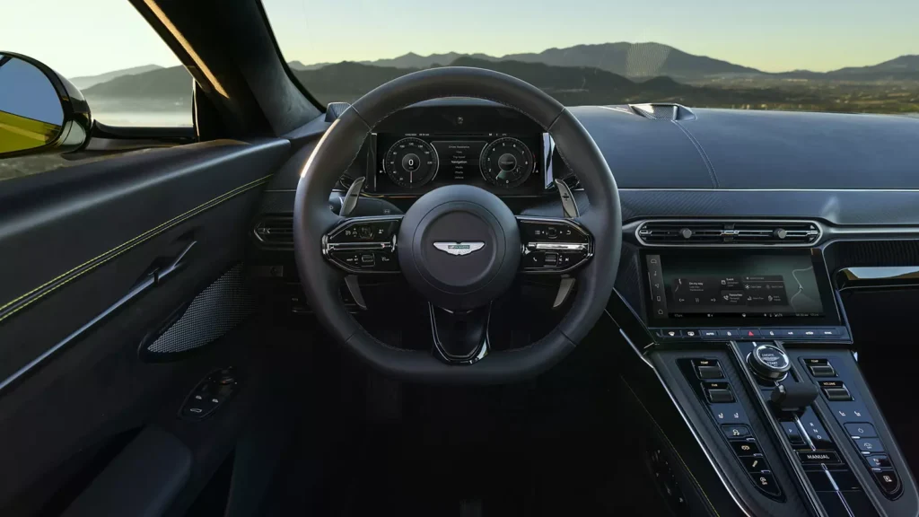 Aston Martin Vantage Interior Features