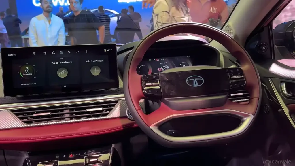 tata curvv Interior Design